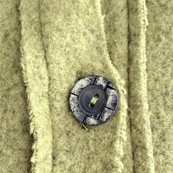 Trisha Tyler Women's Vibrant Green Button Down Long Sleeve Sweater Knit Blazer M - Picture 8 of 11